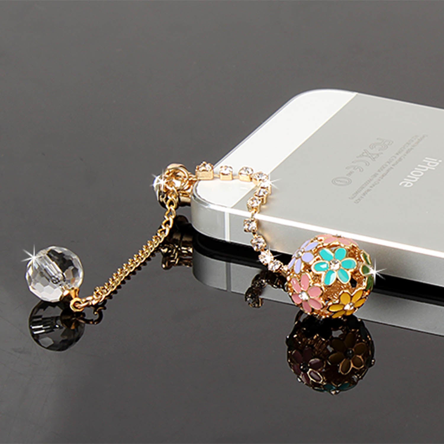 Anti-Dust Plug Colorful Pendant For Cell Phone