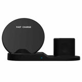 Wireless Fast Charge Stand Dock 3in1 Phone Charging Station